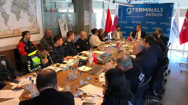 Antalya Limanı’nda Kriz Anı Provası! Tatbikat Nefes Kesti